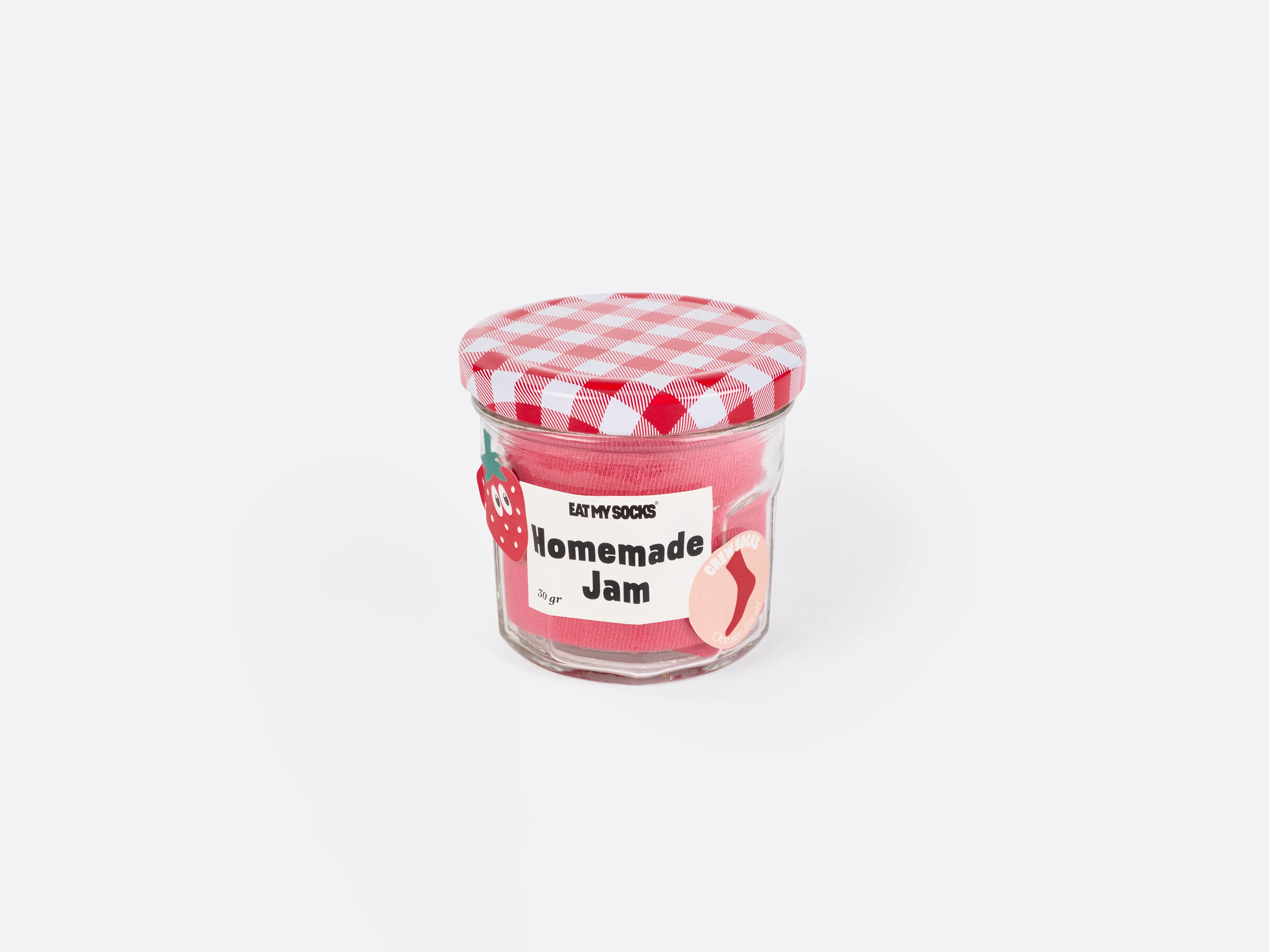 Eat My Socks - Homemade Jam (Strawberry) - One size