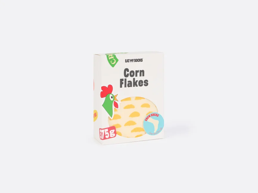 Strømper - Cereals, Corn Flakes - One size