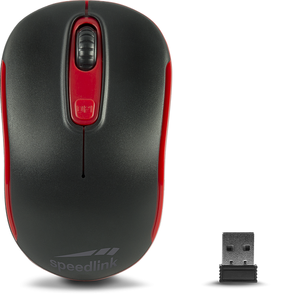 Speedlink - CEPTICA Mouse - Wireless, black-red - Datamaskiner