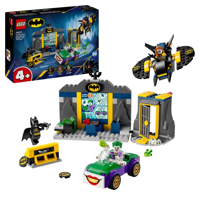 LEGO Super Heroes - Batcave™ med Batman™, Batgirl™ og Jokeren (76272)