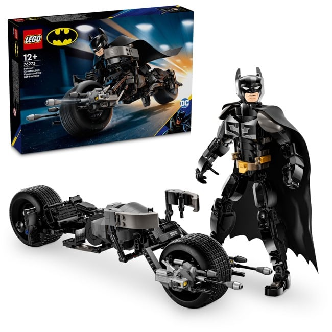 LEGO Super Heroes - Batman™ Baufigur mit dem Batpod (76273)