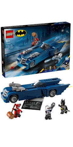 LEGO Super Heroes - Batman™ ja Batmobile™ vastaan Harley Quinn™ ja Pakkasherra (76274)