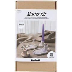 Starter Craft Kit - Resin Casting - 3 Candle Holders & 2 Trays (977539)