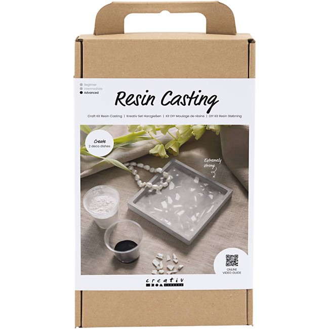 Craft Kit - Resin Casting - Square Tray with Terrazzo (977688)