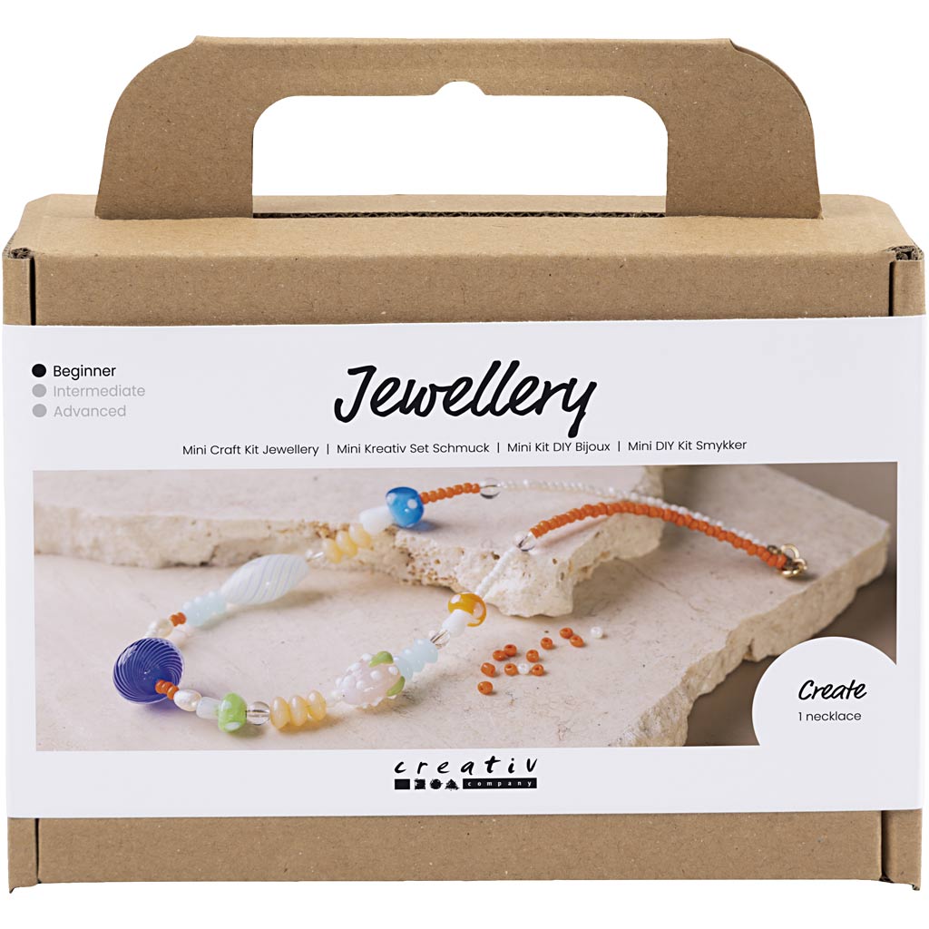 Mini Craft Kit - Jewellery - Chunky Necklace - Colorful (977695) - Leker