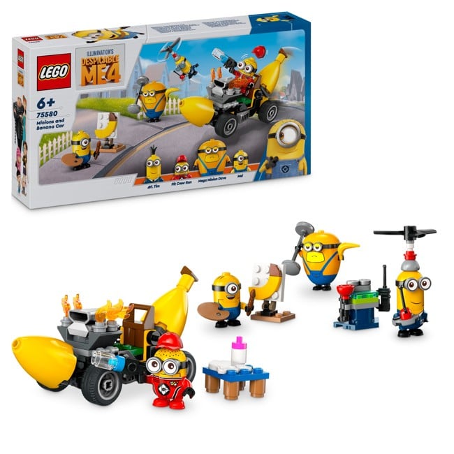 LEGO Minions - Kätyrit ja banaaniauto (75580)