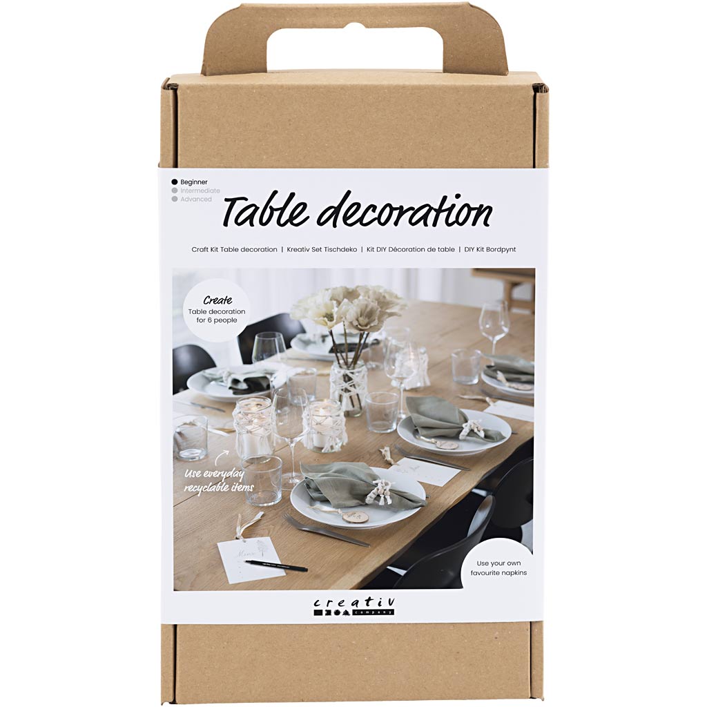 Craft Kit - Table Decoration - Natural (977697) - Leker