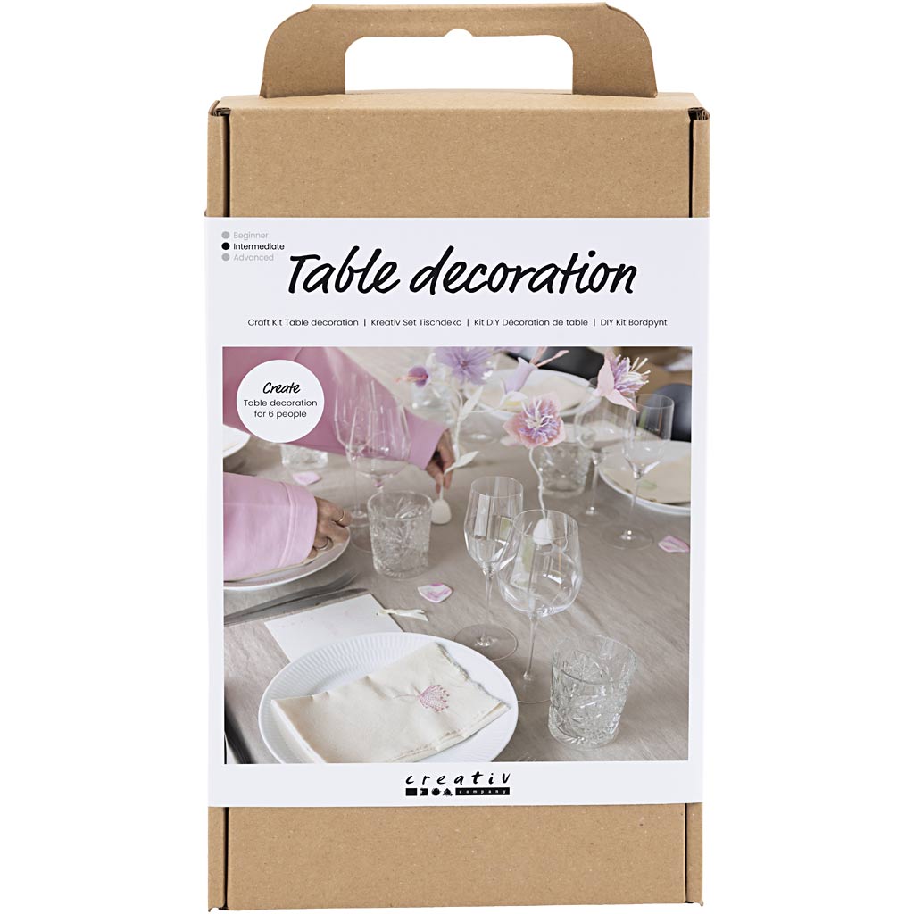 Craft Kit - Table Decoration - Pastel colours (977696) - Leker