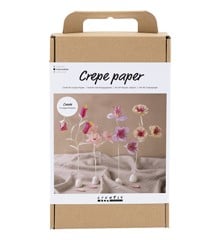 Craft Kit - Crepe Paper - Flower Pastel colours (977666)