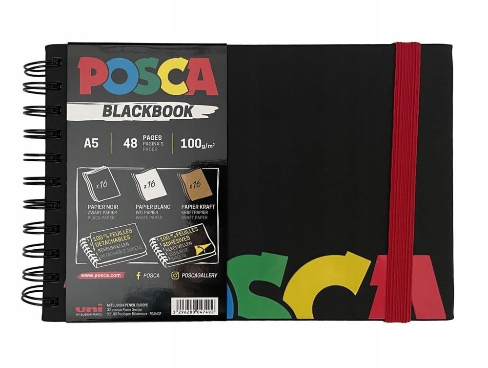 Posca - A5 BlackBook (401855) - Leker