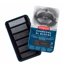 Derwent - Charcoal Xl Blocks Tin Of 6 (601069)