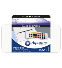 Daler-Rowney - Aquafine Travel Set 24 Half Pans (306031)