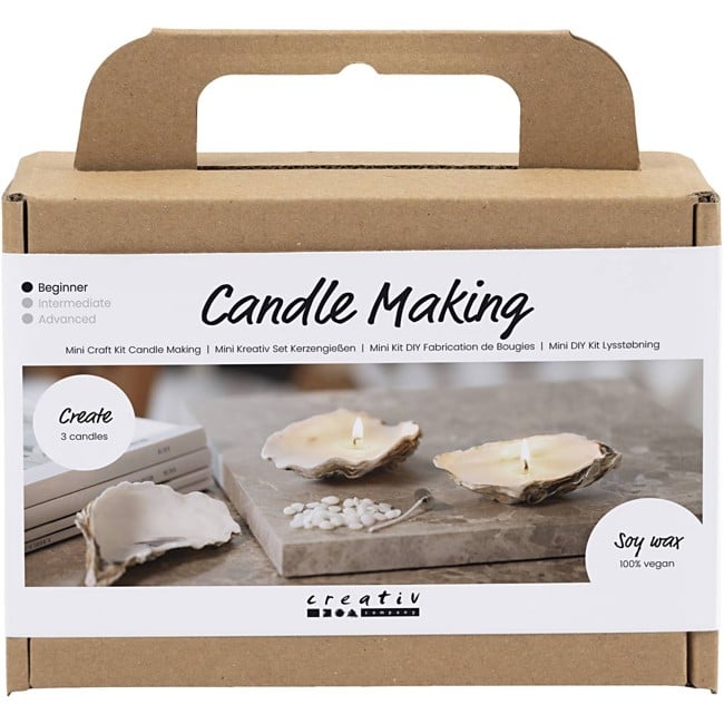 Mini Craft Kit - Candle Casting - Soy Candles In Oyster Shells (977738)