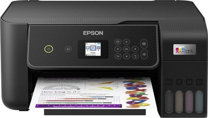 Epson - EcoTank ET-2870 - Wielofunkcyjna drukarka A4 z systemem stałego zasilania w atrament i Wi-Fi