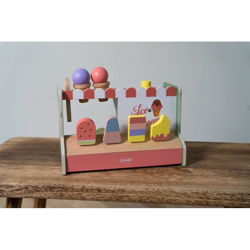 Dantoy Playful Wood Ice Cream Shop