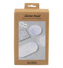 Silicone Mould -  Square, Circle, Hexagon & Oval (371201)