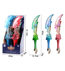 Sea&Sun - Machete w. Light & Sound 8pcs display (6614A)