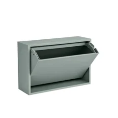 ReCollector - Small Wall storage / Bathroom bin - Iron Blue