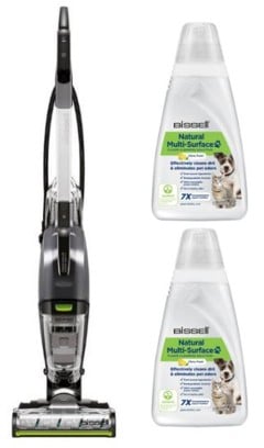 Bissell - Crosswave Hydrostem Pet Select & 2x Cleaning Solution Natural Multi-Surface Pet 1L - Bundle