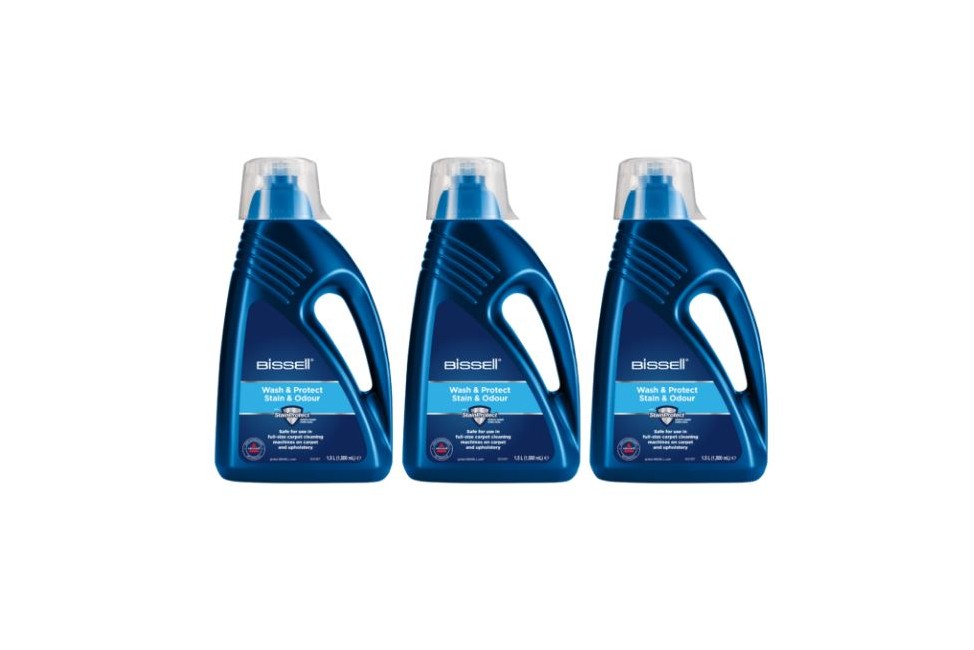 Bissell - 3x Wash & Protect 1,5 litraa - Paketti