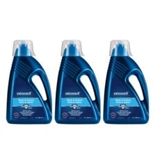 Bissell - 3x Wash & Protect 1,5 litraa - Paketti