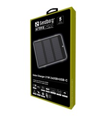 Sandberg - Solar Charger 21W 2xUSB USB-C