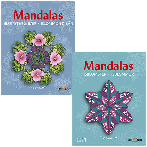 Mandalas - Twin Pack - Flowers and Berries&Iceflowers (104939) - Leker