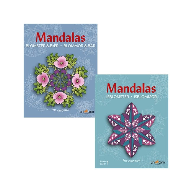 Mandalas - Twin Pack - Flowers and Berries & Iceflowers  (104939)