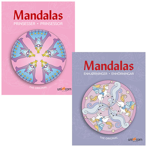 Mandalas - Twin Pack - Princesses&Unicorns (104940) - Leker