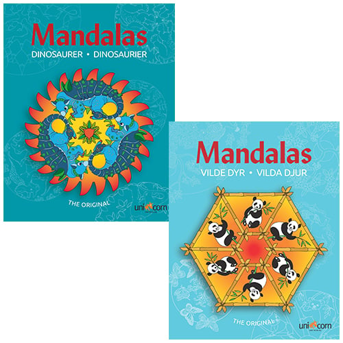 Mandalas - Twin Pack - Wild Animals&Dinosaurs (104941) - Leker