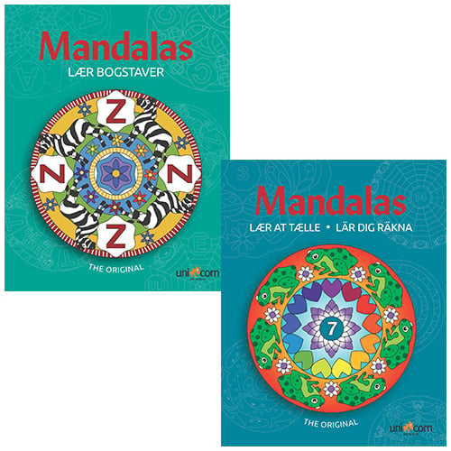 Mandalas - Twin Pack - Learn Letters&Learn Numbers (104938) - Leker
