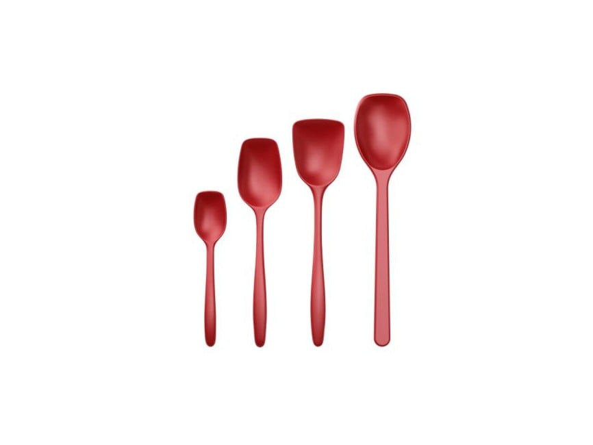 Rosti - NEW Classic kitchen spoons, Set of 4 - Red