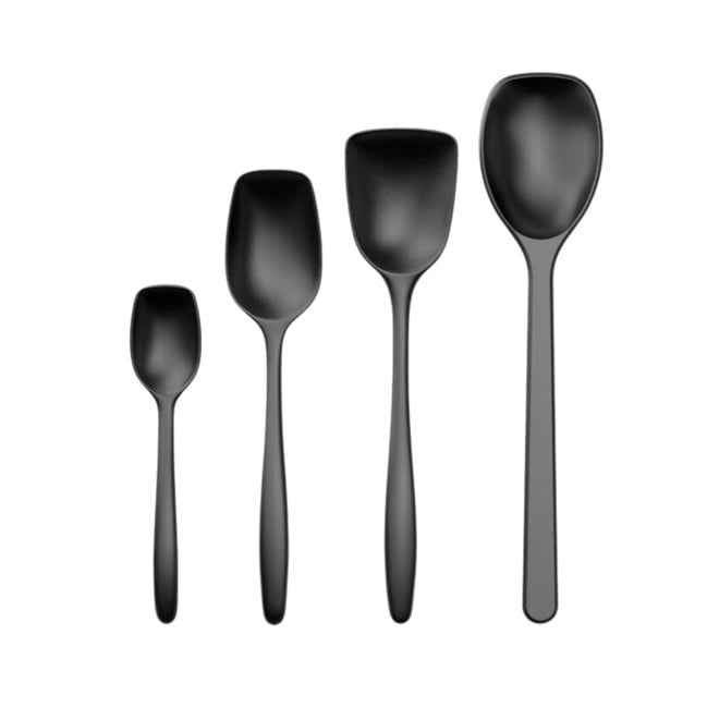 Rosti - NEW Classic kitchen spoons, Set of 4 - Carbon black