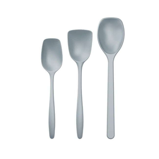 Rosti - NEW Classic kitchen spoons, Set of 3 - Dusty Blue