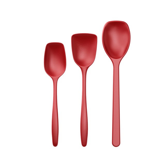 Rosti - NEW Classic kitchen spoons, Set of 3 - Red