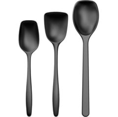 Rosti - NEW Classic kitchen spoons, Set of 3 - Carbon Black