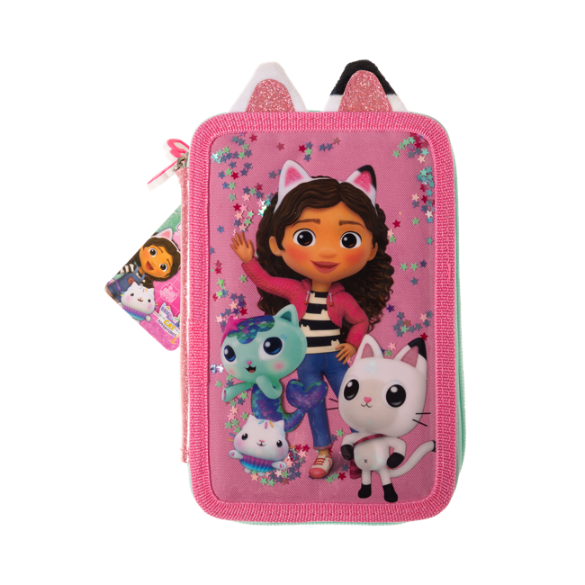 Gabby's Dollhouse - Double Pencil Case w/Content (033708500)