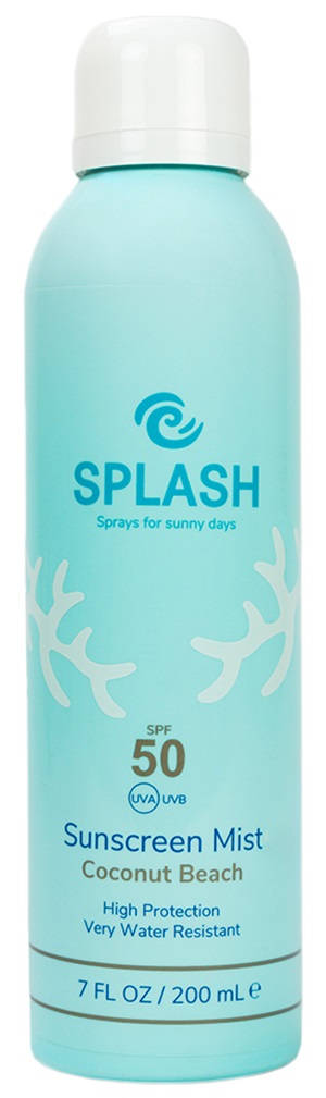 SPLASH - Coconut Beach Sunscreen Mist SPF 50+ 200 ml - Skjønnhet