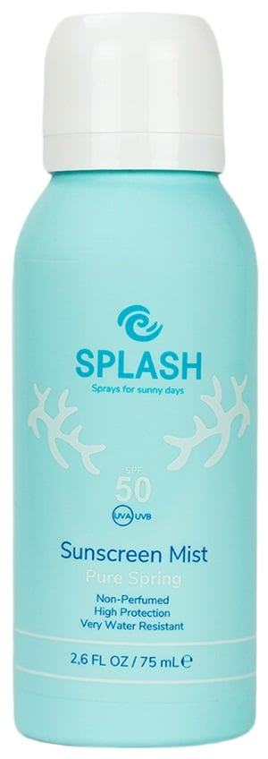 SPLASH - Pure Spring Non-Perfumed Sunscreen Mist SPF 50+ 75 ml - Skjønnhet