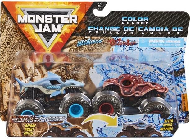 Monster Jam - Color Change - Megalodon vs. Octon8er - Leker