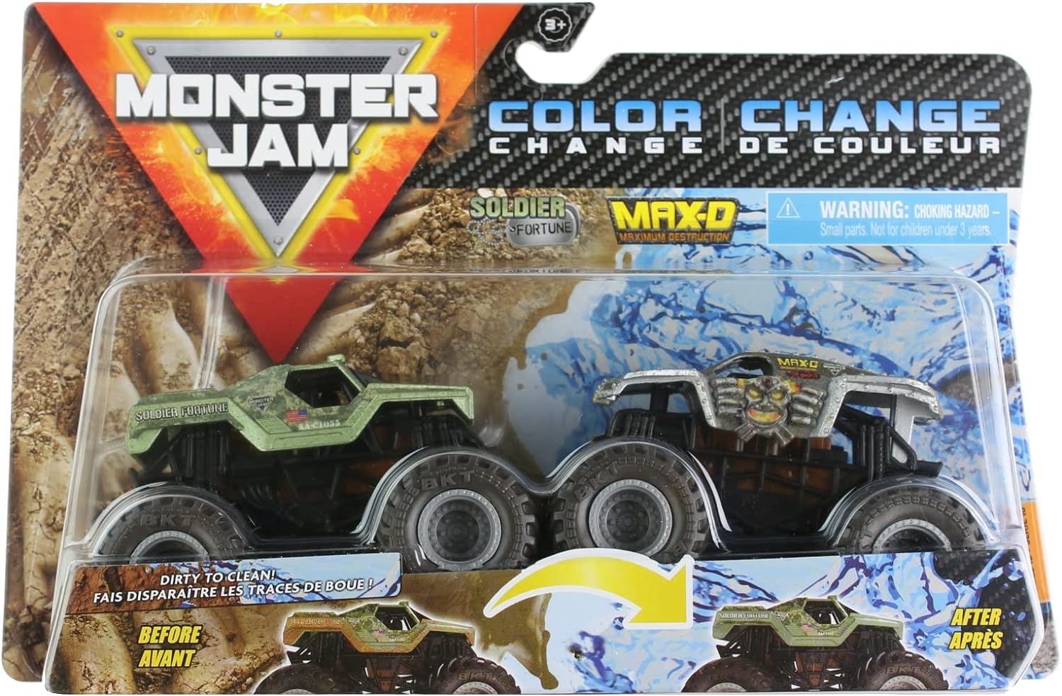 Monster Jam - Color Change - Soldier Fortune vs. Max-D - Leker