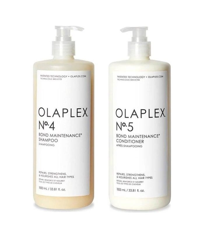 Olaplex - Bond Maintainance Shampoo Nº 4 1000 ml + Olaplex - Bond Maintainance Conditioner Nº5 - 1000 ml - Skjønnhet