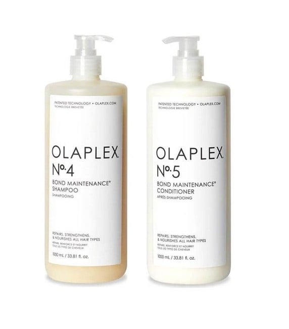 Olaplex - Bond Maintainance Shampoo Nº 4 1000 ml + Olaplex - Bond Maintainance Conditioner Nº5 - 1000 ml