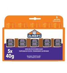 Elmer's - Forsvindende Lilla Limstift 40 gram (5 pak)