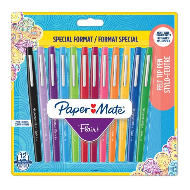 Paper Mate - Flair felt tip pen 9+3-Blister (2048987)
