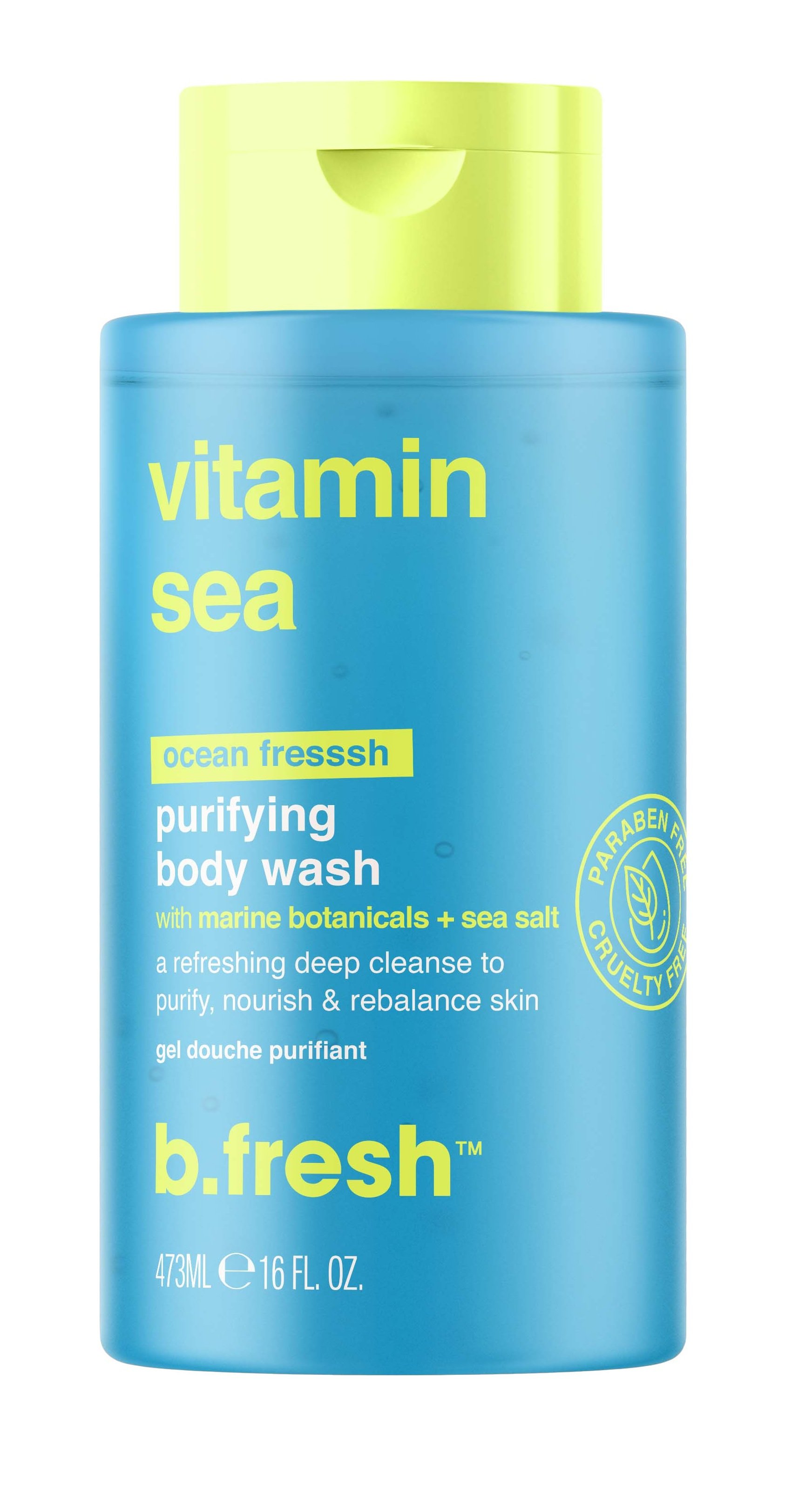 b.fresh - Vitamin Sea Nourishing Body Wash 473 ml - Skjønnhet