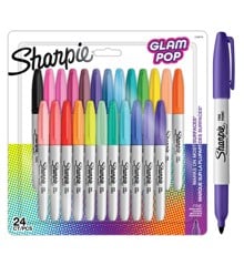 Sharpie - Permanent Marker Fine Glam Pop 24-Blister (2198779)