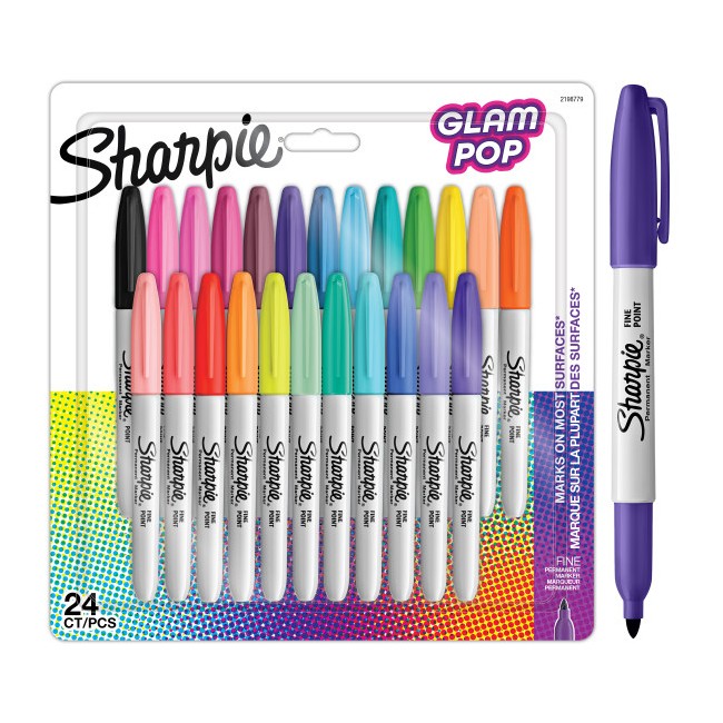 Sharpie - Permanente Tuscher - Fine Glam Pop 24 stk