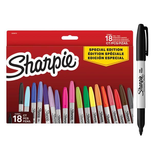 Sharpie - Permanent Marker Fine Special Edition 18-Blister (2204015)