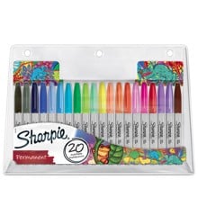 Sharpie - Permanent Marker Fine Exclusive Colour 20-Blister (2061128)